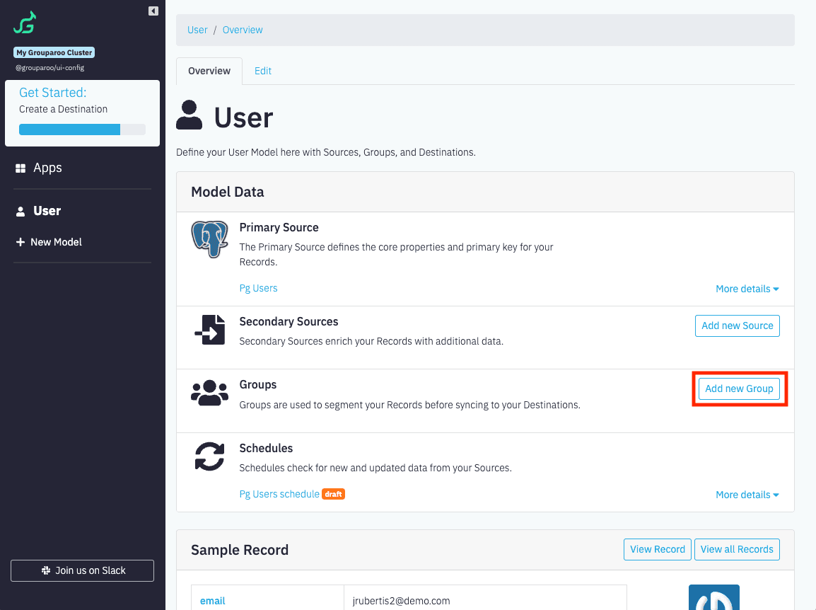 UI Config: Add Group