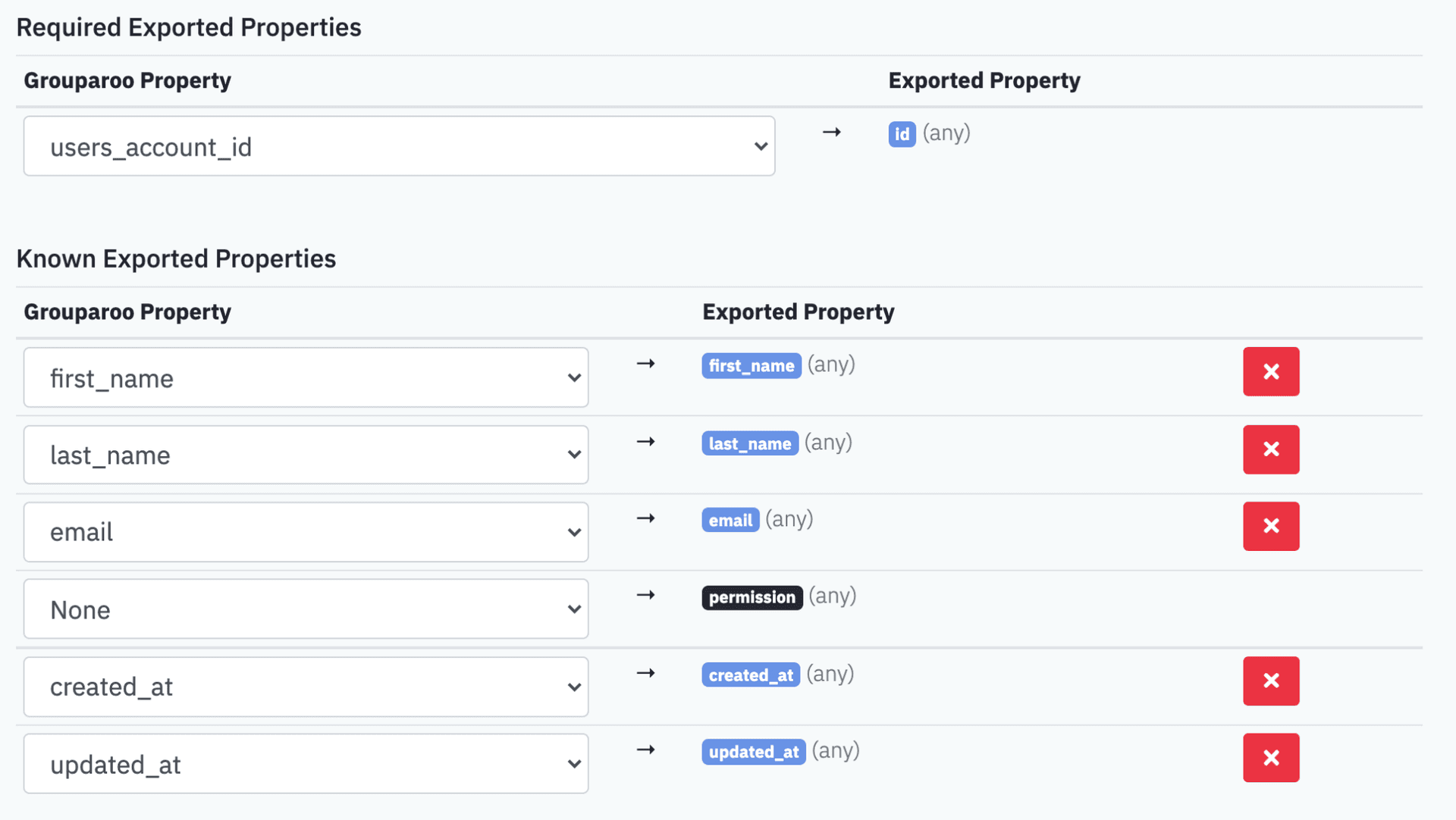 Clickhouse Export Record Properties